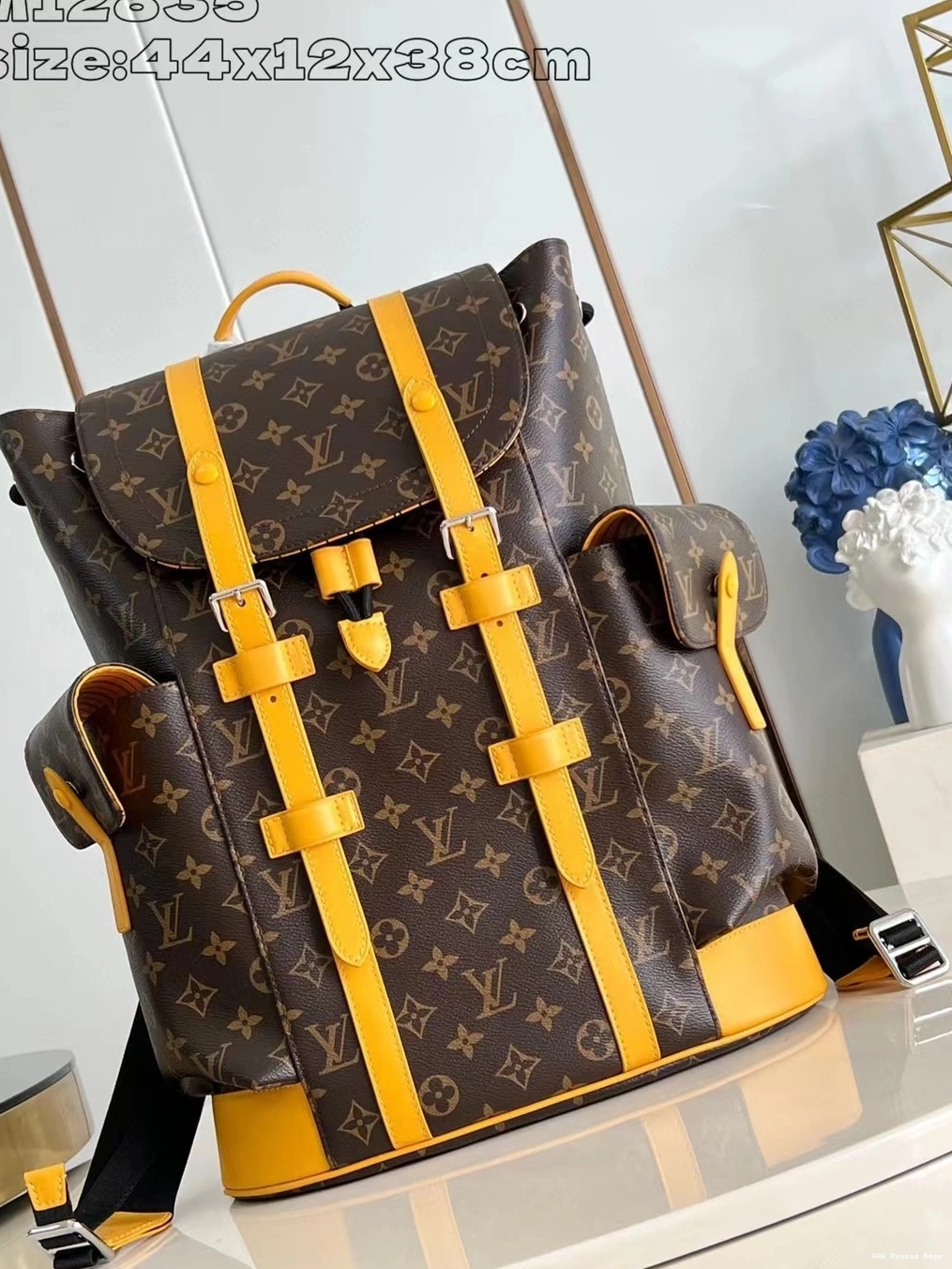 AAA Pruses Bags Louis Vuitton Backpack MM-38*44*12.5CM Christopher 0811